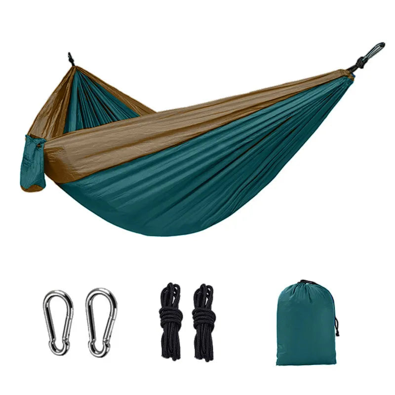 Portable Outdoor Camping Single Person Hammock Hanging Bed 