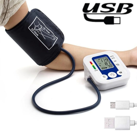 Arm Blood Pressure Monitor BP Equipment Medical Portable Tonometer 