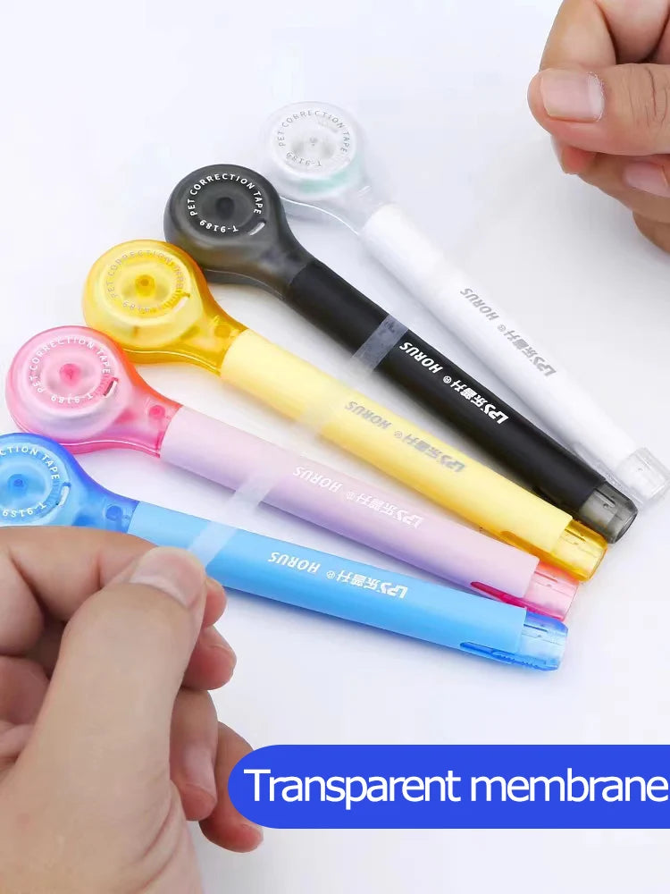 Cinta correctora de Color Macaron, Corrector de diseño creativo de forma de bol