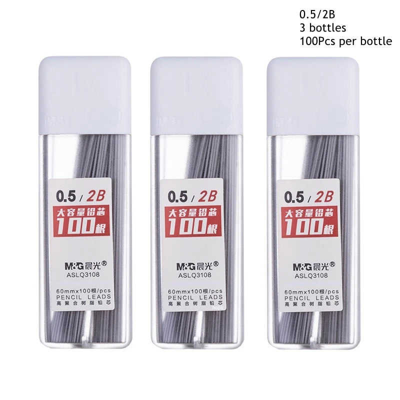 HB/2B Automatic Pencil Set 0.5/0.7mm Pair Mechanical Pencil Refill