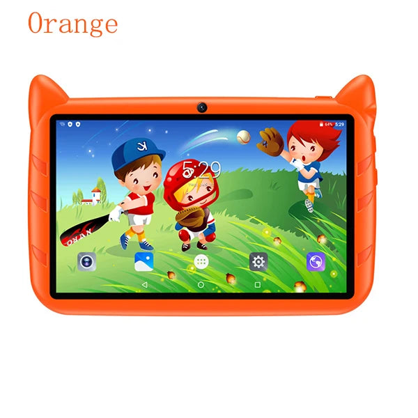 Tableta educativa de 7 pulgadas para niños, dispositivo con WiFi 5G, cuatro núcleos, Android, 4GB de RAM, 64GB de ROM, regalo