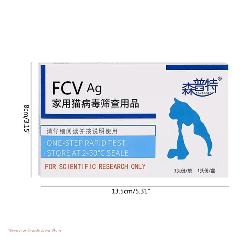 Cat dog distemper card parvovirus detection pet CDV FPV CPV CCV strip p 