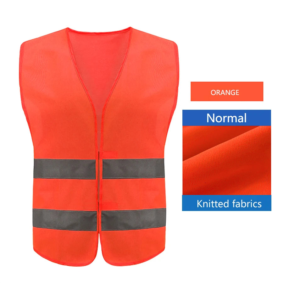 Chaleco de seguridad reflectante de alta visibilidad, chalecos reflectantes de seguridad ajustables, tráfico nocturno al aire libre para correr, ciclismo y Deportes