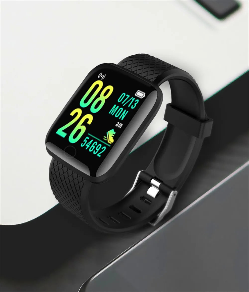 Reloj inteligente para hombre y mujer, pulsera electrónica con mensaje, Monitor de Fitness, regalo de cumpleaños para Xiaomi y Huawei