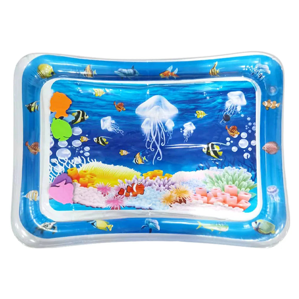 Baby PVC Inflatable Mat White Jellyfish Pad for Children p 