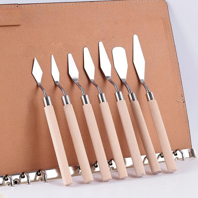 Stainless steel fondant cake spatula, cream mixing scraper, 