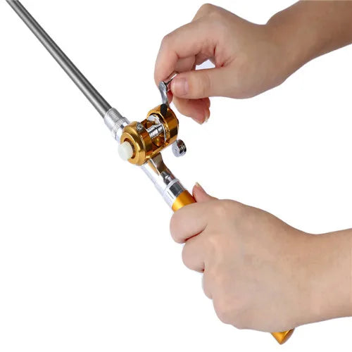 Mini Portable Pocket Telescopic Fishing Rod Pen Shape 