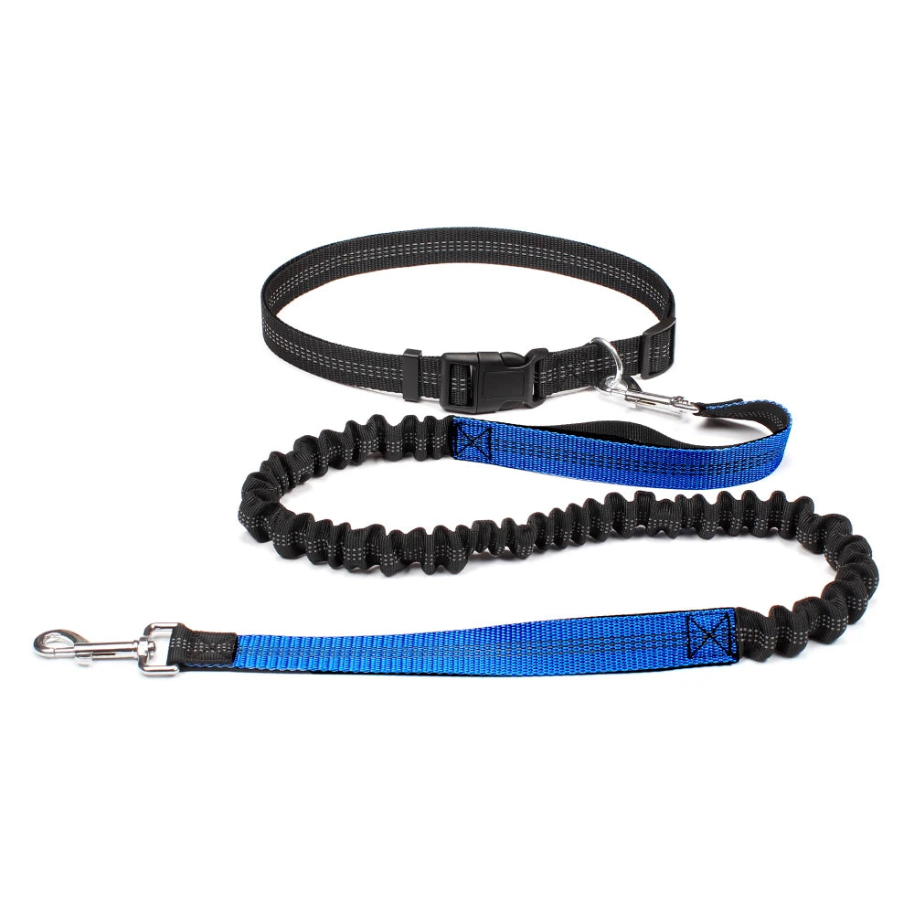 Dog Leash for Walking Running Jogging Adjustable Waist Belt C 