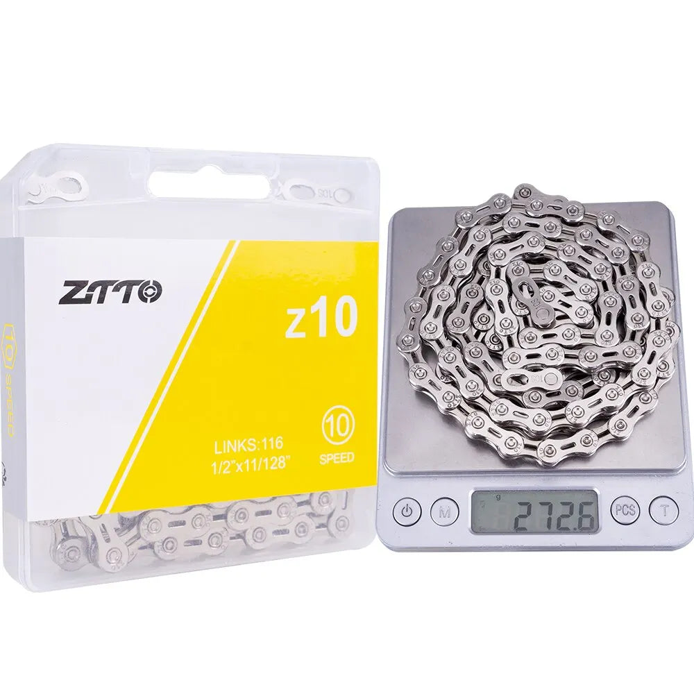 ZTTO-Cadena de bicicleta de 10, 11 y 12 velocidades, 10s, 11s, 12 s SLR, totalme