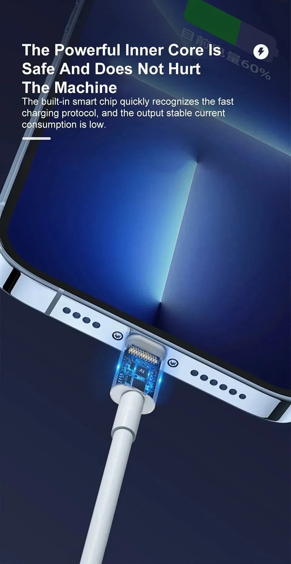 Cable de carga rápida para teléfono móvil APPLE, accesorio de carga rápida PD de 20W para iPhone 13, 12, 11, 14 Pro Max, Mini USB C, 8 Plus, XS, iPad