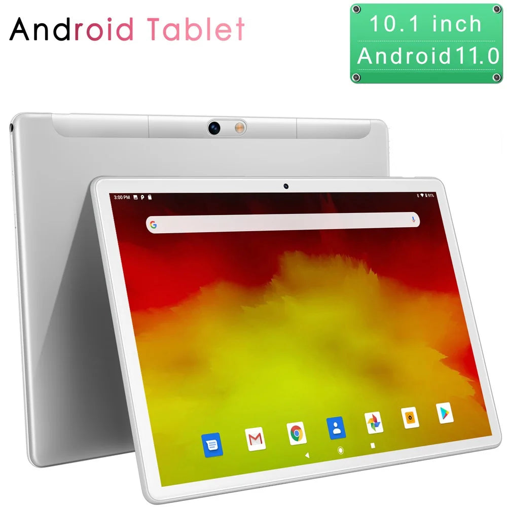 Tableta Pc de 10,1 pulgadas con Octa Core, 4GB de RAM, 64GB de ROM, cámaras duales Google Play, SIM Dual, llamadas telefónicas, Bluetooth, Wifi, versión Global