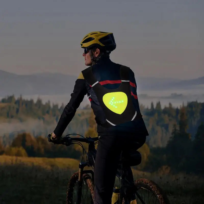 Chaleco reflectante para ciclismo, accesorio luminoso para Scooter eléctrico co