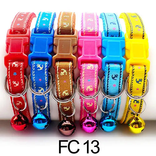 Adjustable Cat Collar with Bell Puppy Kitten Collar Wholesale 