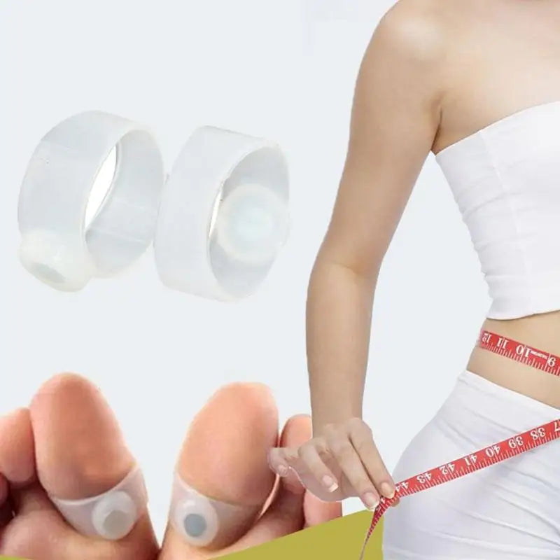 Magnetic Therapy Toe Rings for Slimming, Fast D Loss 