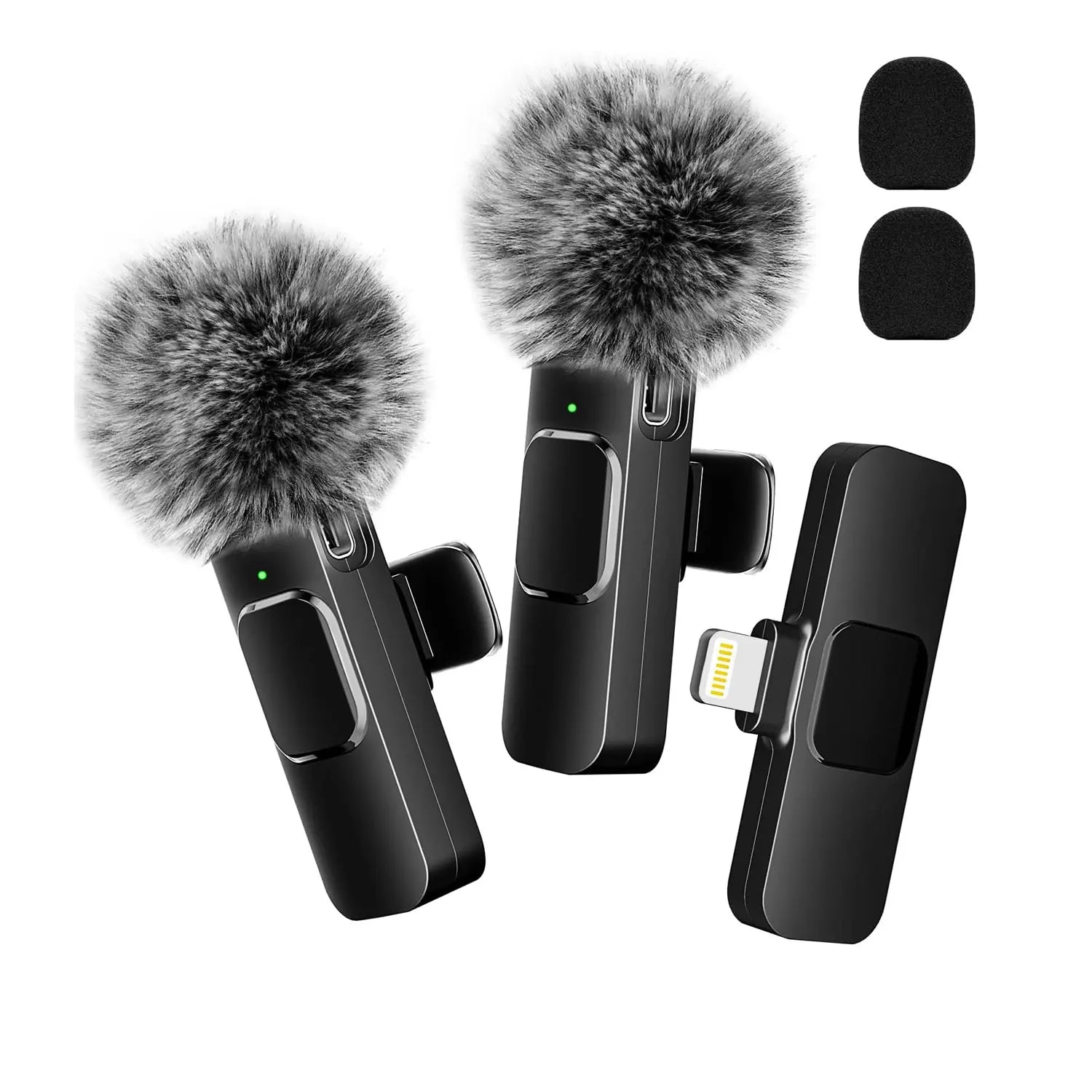 Wireless Lavalier Microphone for Mobile Phone Mini Recording Microphone