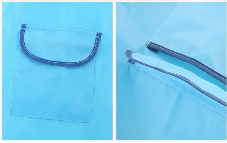 Chubasquero de dibujos animados para niños, Poncho de lluvia plegable, impermea