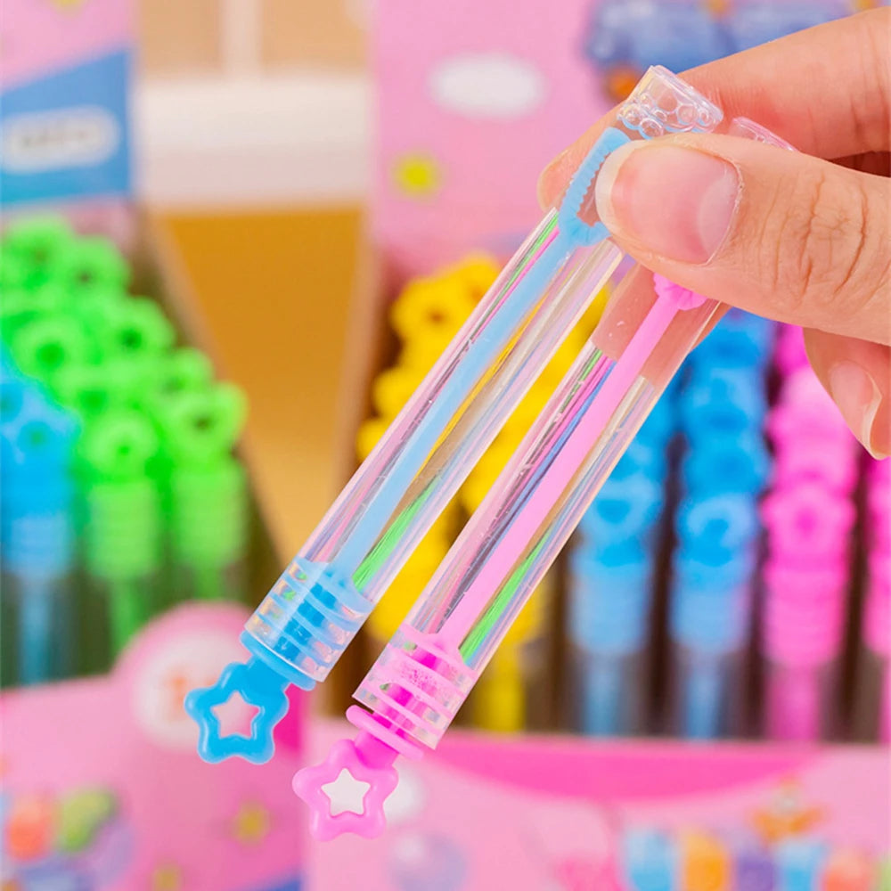 Mini juguete de tubo vacío de burbujas para niños, recuerdos de fiesta de cump