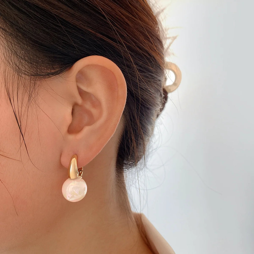 Pendientes de tuerca con forma de corazón para mujer, aretes colgantes de amor,