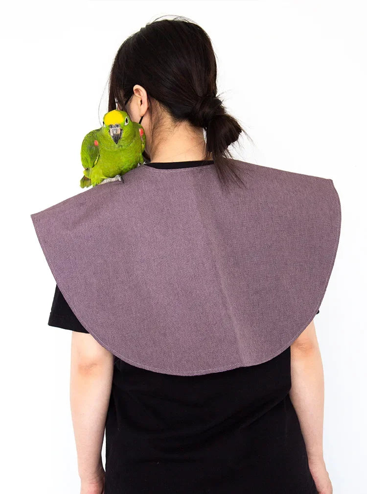 Parrot Diaper Poop Bib Shawl Arm Guards Anti-Scratch and Bite Bird Material