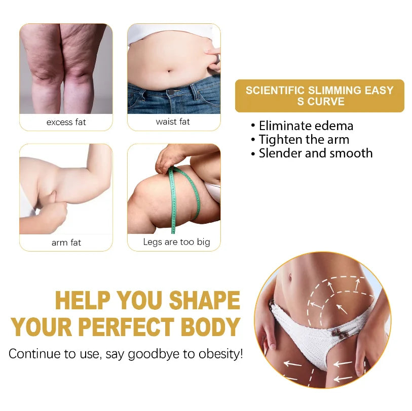 Fast and effective body slimming cream, fat burn, weight loss