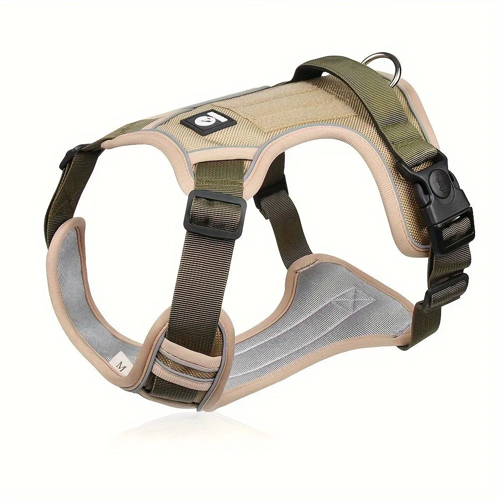 Anti-choke Dog Harness Chest with Reflective Strip Comfortable Durability 