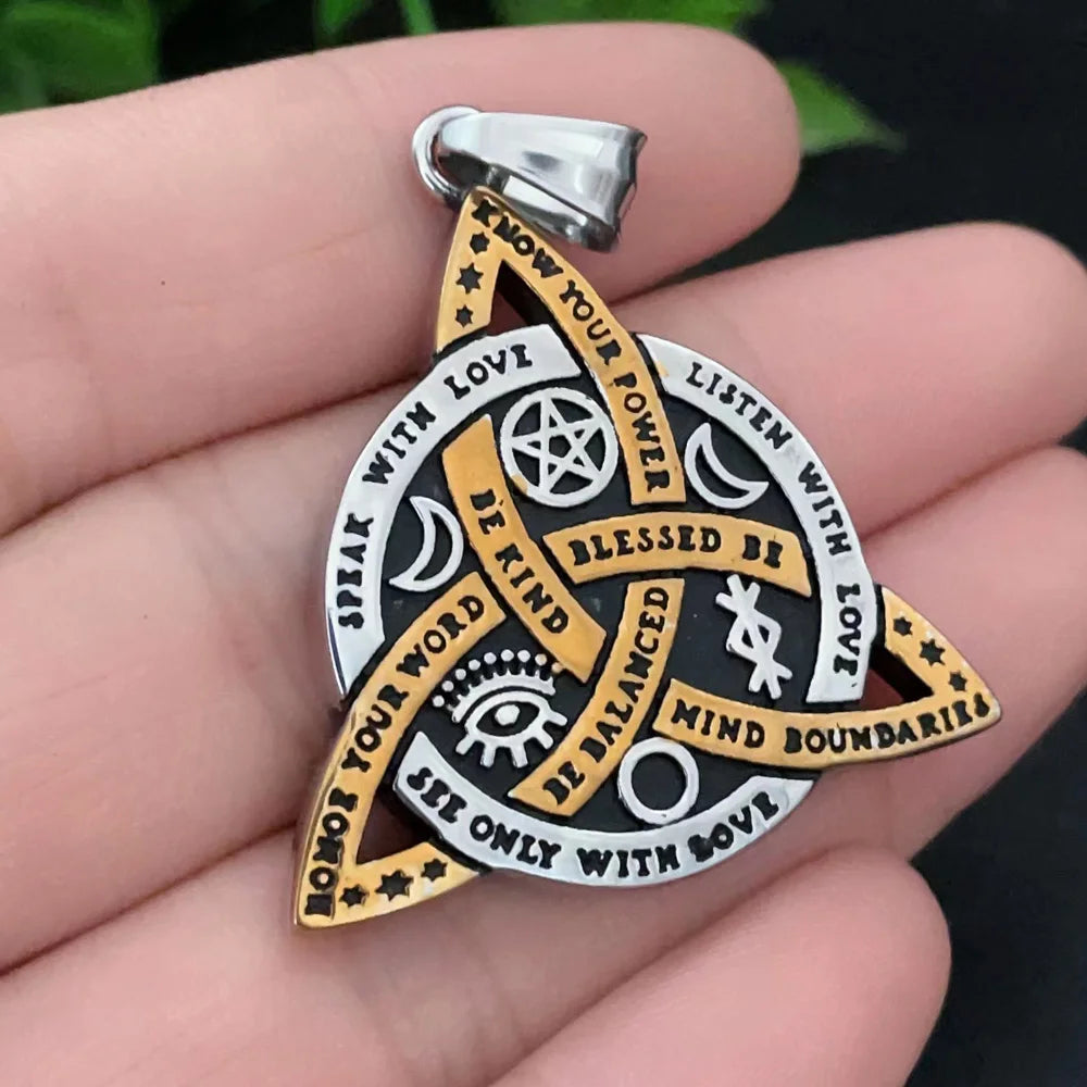 Collar Vintage vikingos Árbol de la vida para hombre, amuleto nórdico celta, c