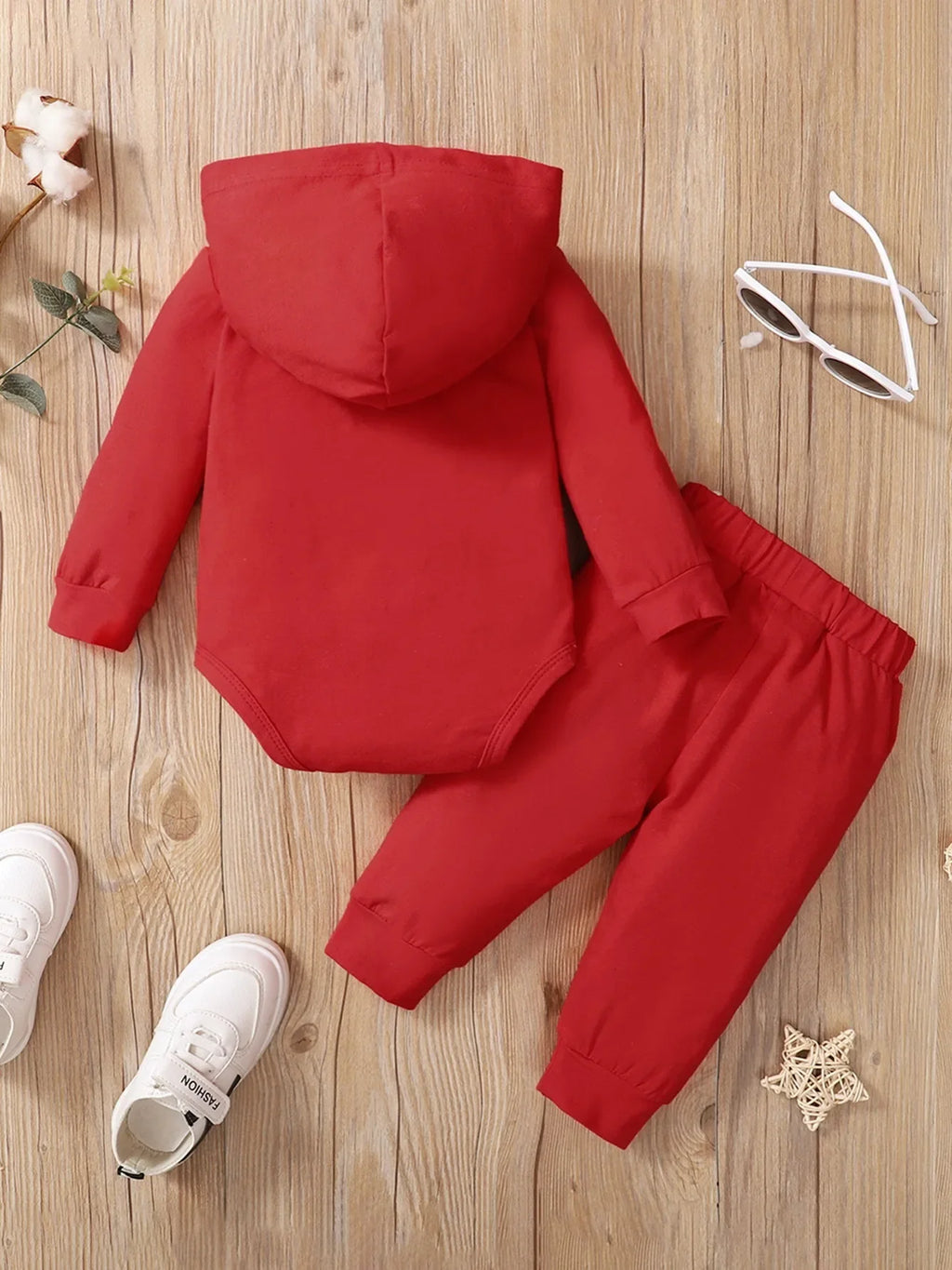 Sudadera con capucha de algodón de manga larga para bebé, ropa de moda para re