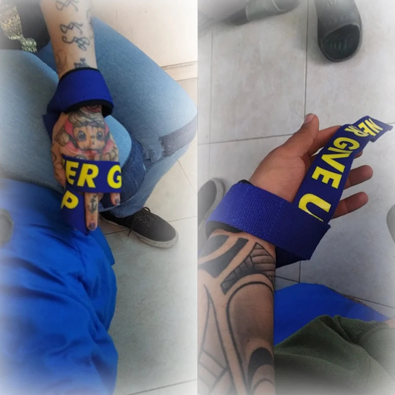 Weight Lifting Wrist Strap Support Bodybuilding Dumbbells ru 