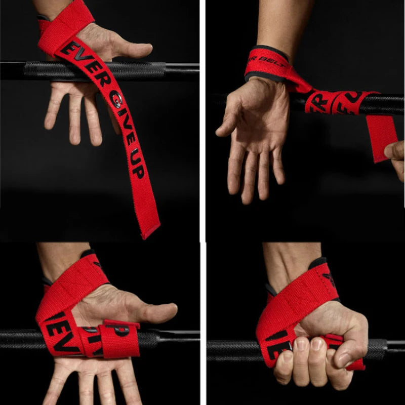 Weight Lifting Wrist Strap Support Bodybuilding Dumbbells ru 