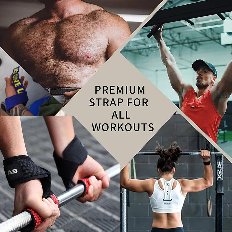 Weight Lifting Wrist Strap Support Bodybuilding Dumbbells ru 
