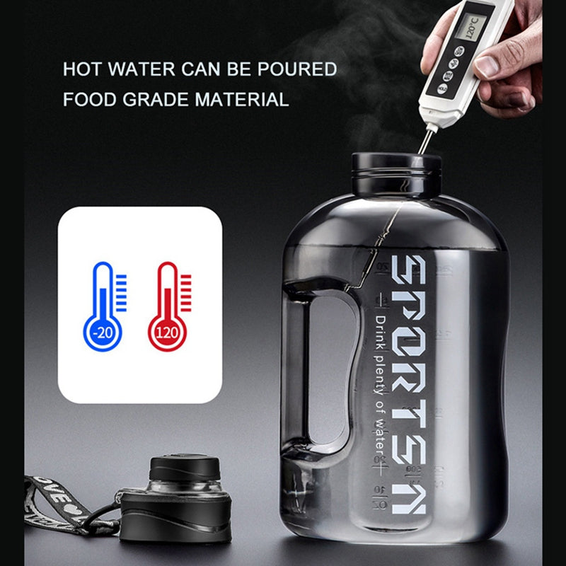 Men's Large Capacity Sports Water Bottle Wireless Water Po 