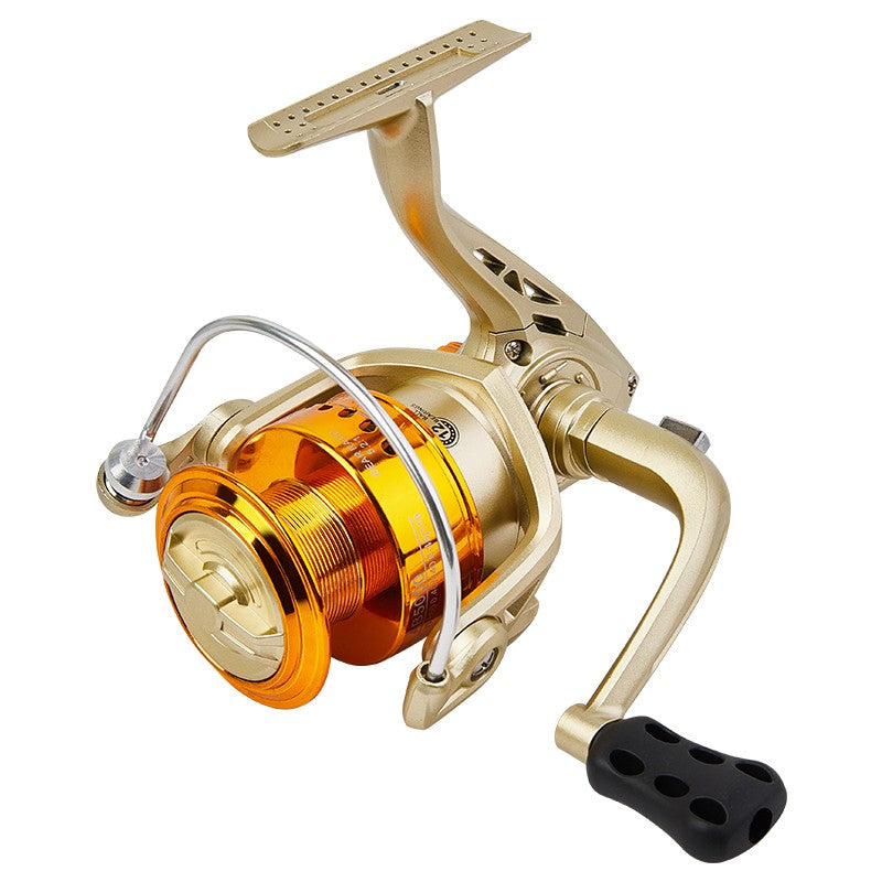 Carrete de pesca giratorio BILLINGS para agua dulce y salada, carrete ultraligero plegable, balancín izquierdo/derecho intercambiable, fácil de llevar