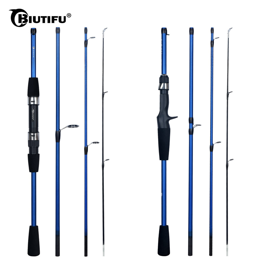 Mini palo de trucha biuTIFU para viaje con 4/5 de carbono