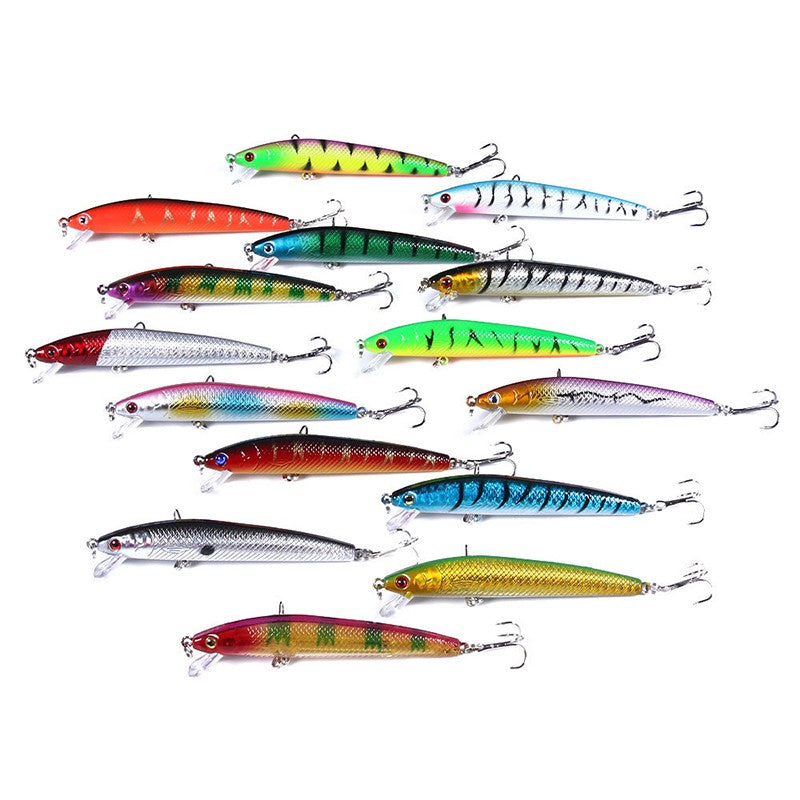 Señuelos de Pesca de pececillos, cebo duro flotante de 95mm y 7g, cebo Artifici