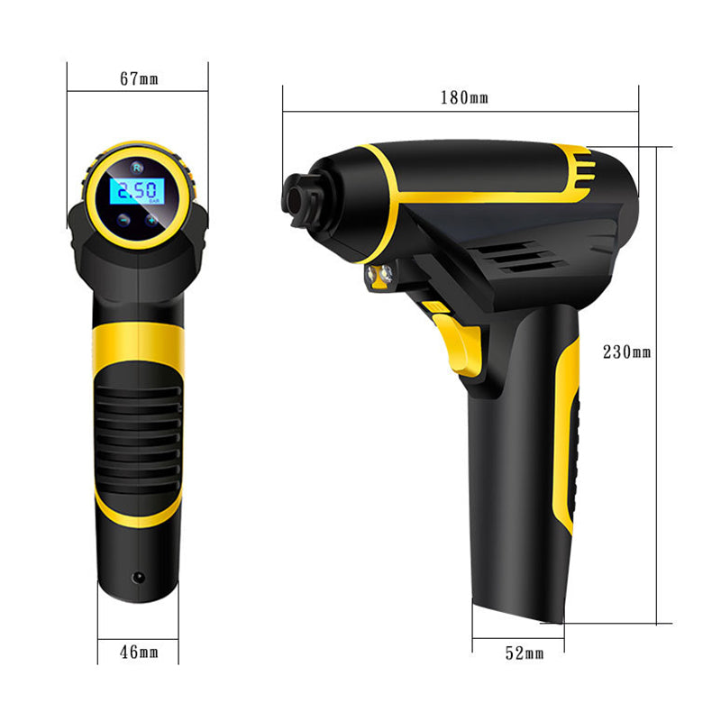Bomba de compresor de aire inteligente para coche, portátil, automática, Digit
