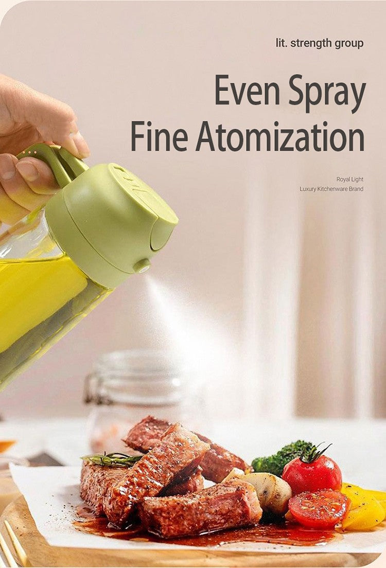 Dispensador de aceite de vidrio
