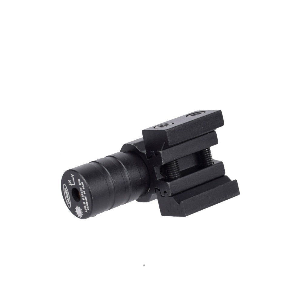 Mini mira láser táctica de punto rojo para Rifle, pistola de caza de tiro, juguete de caza ajustable de 11mm y 20mm con batería