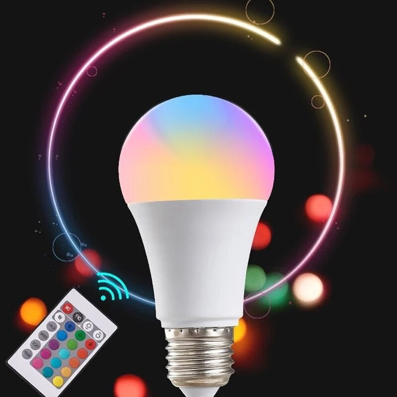 Foco LED RGB de 16 colores
