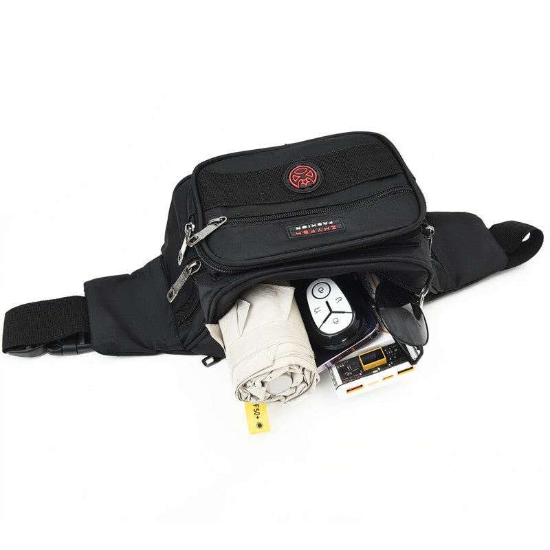 Riñonera multifuncional Unisex de gran capacidad, impermeable, Oxford, paquete de negocios, bolso cruzado de pecho a la moda para viajes y trabajo