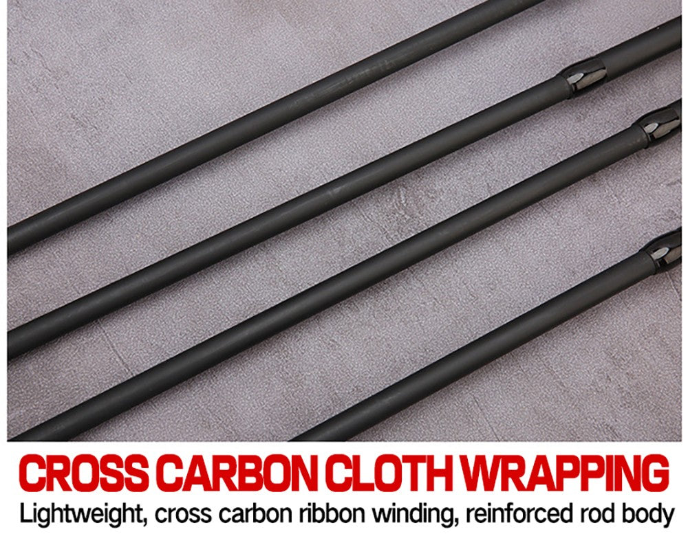 Caña de pescar con señuelo Baitcasting, telescópica giratoria, mango de madera de 8g-25g, aparejos de pesca de fundición de carbono, peso ligero profesional