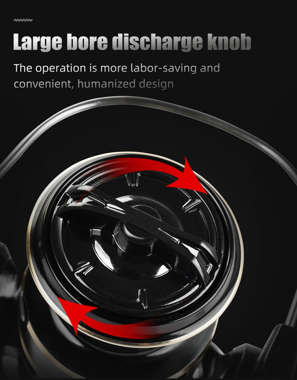 Carrete giratorio de arrastre máximo de 8KG para pesca AC3000 4000 5000, carrete de Metal con mango, plantilla de mar, carrete de carpa, rueda de bobina de pesca