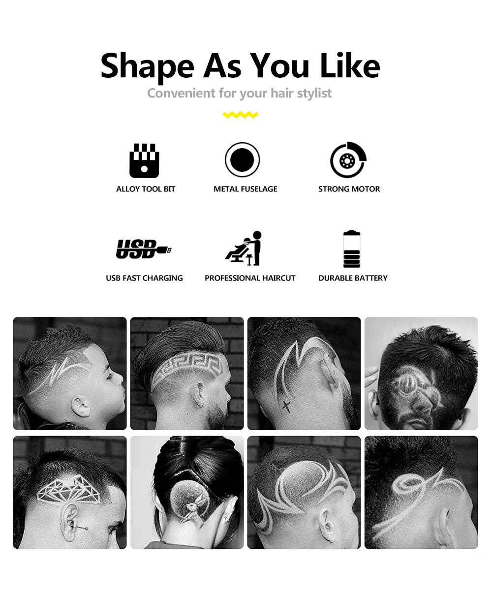 Maquina para cortar cabello T9 para hombre