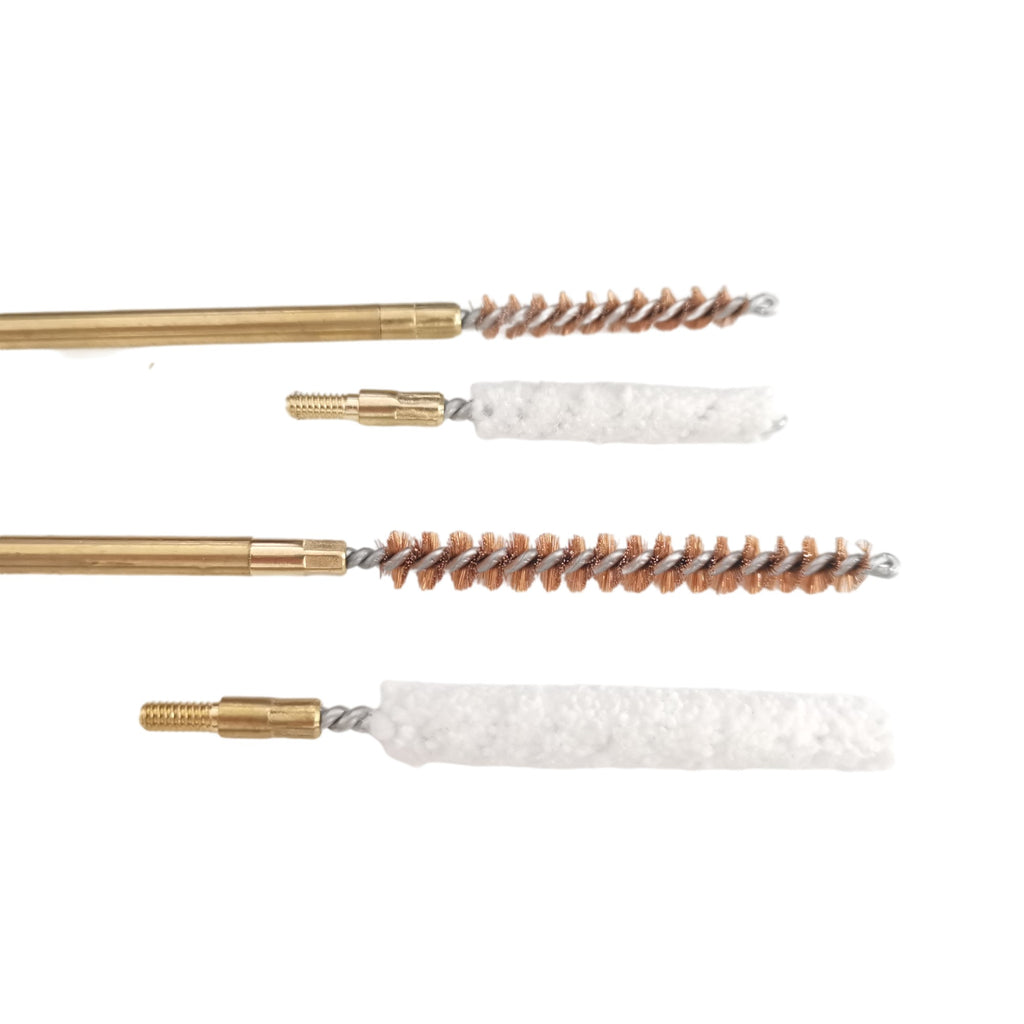 Kit de limpieza de Rifle de aire táctico GAMO, 4,5mm, 5,5mm, cepillo de alambre de limpieza de barril, fregonas de lana para caza. 177.22 Rifles y pistolas