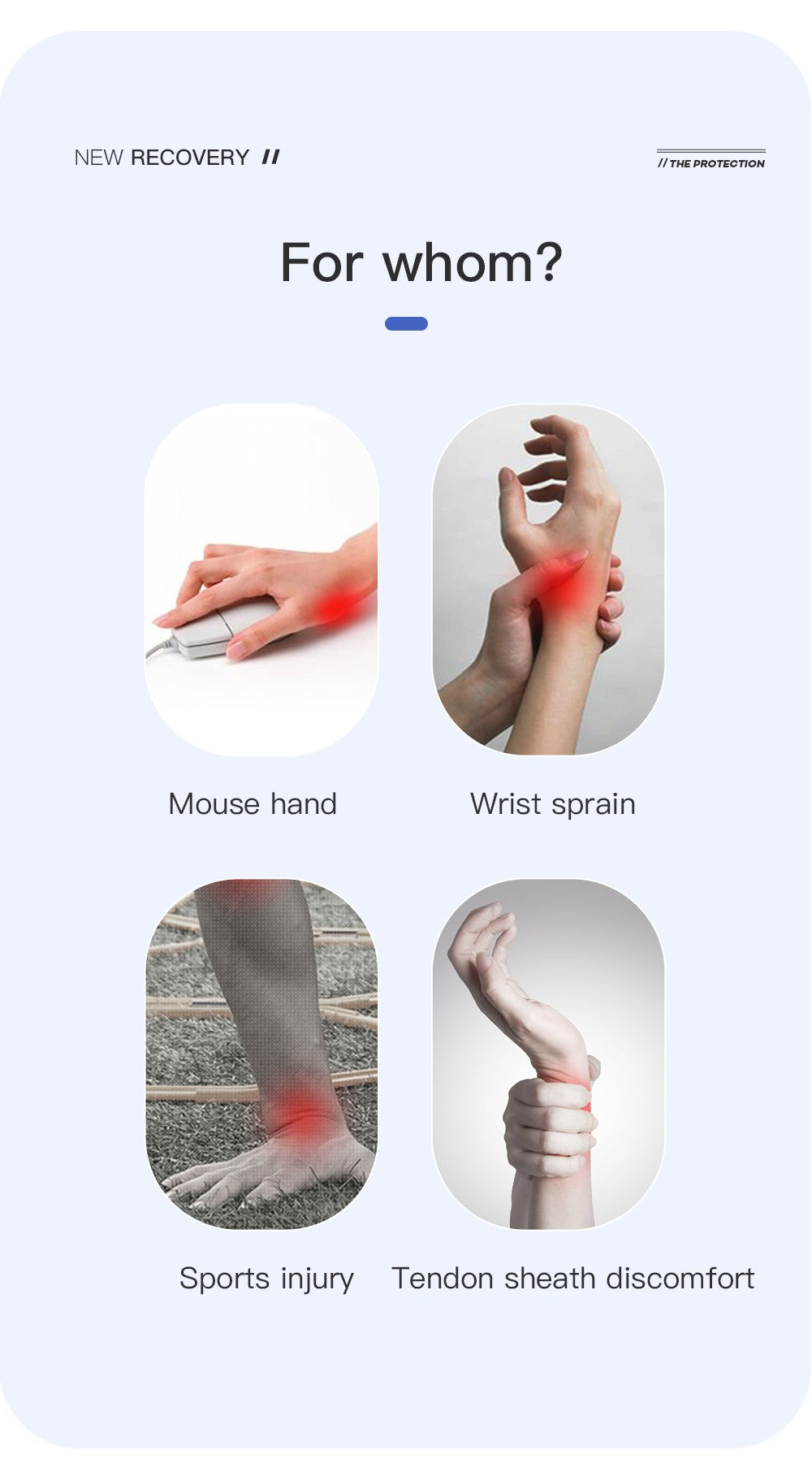 Muñequera para túnel carpiano, soporte con férulas, soporte de mano para artritis, tendinitis, esguince, lesiones, dolor de muñeca, 1 ud.