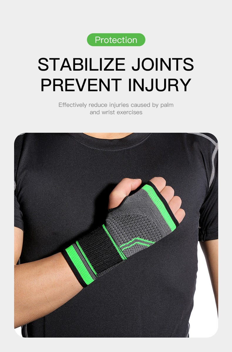 Muñequera deportiva para gimnasio, Protector de Palma, soporte de muñeca ajustable, correa, guantes de compresión para túnel carpiano