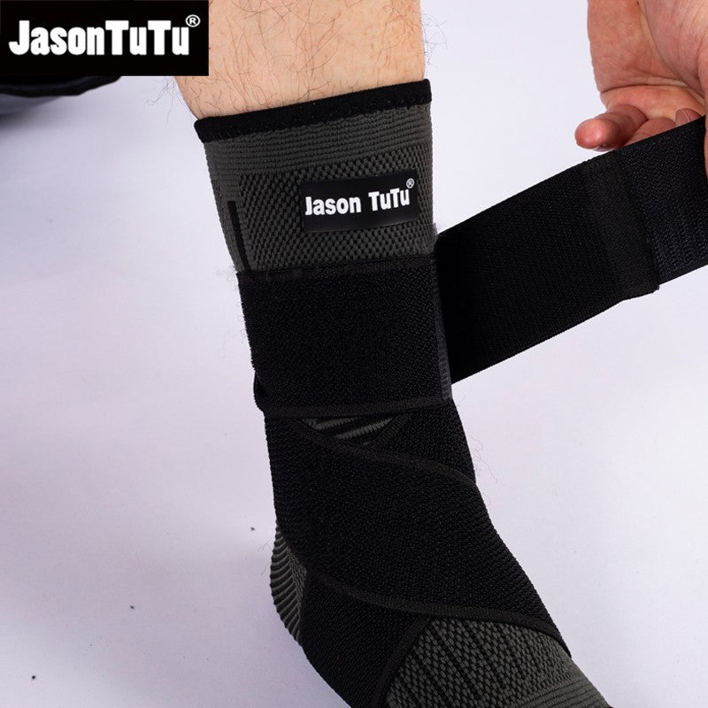 Tobillera ajustable de compresión, Protector de tobillo para correr, fútbol, baloncesto, tejido de nailon, vendaje de gimnasio, correa de tobillo