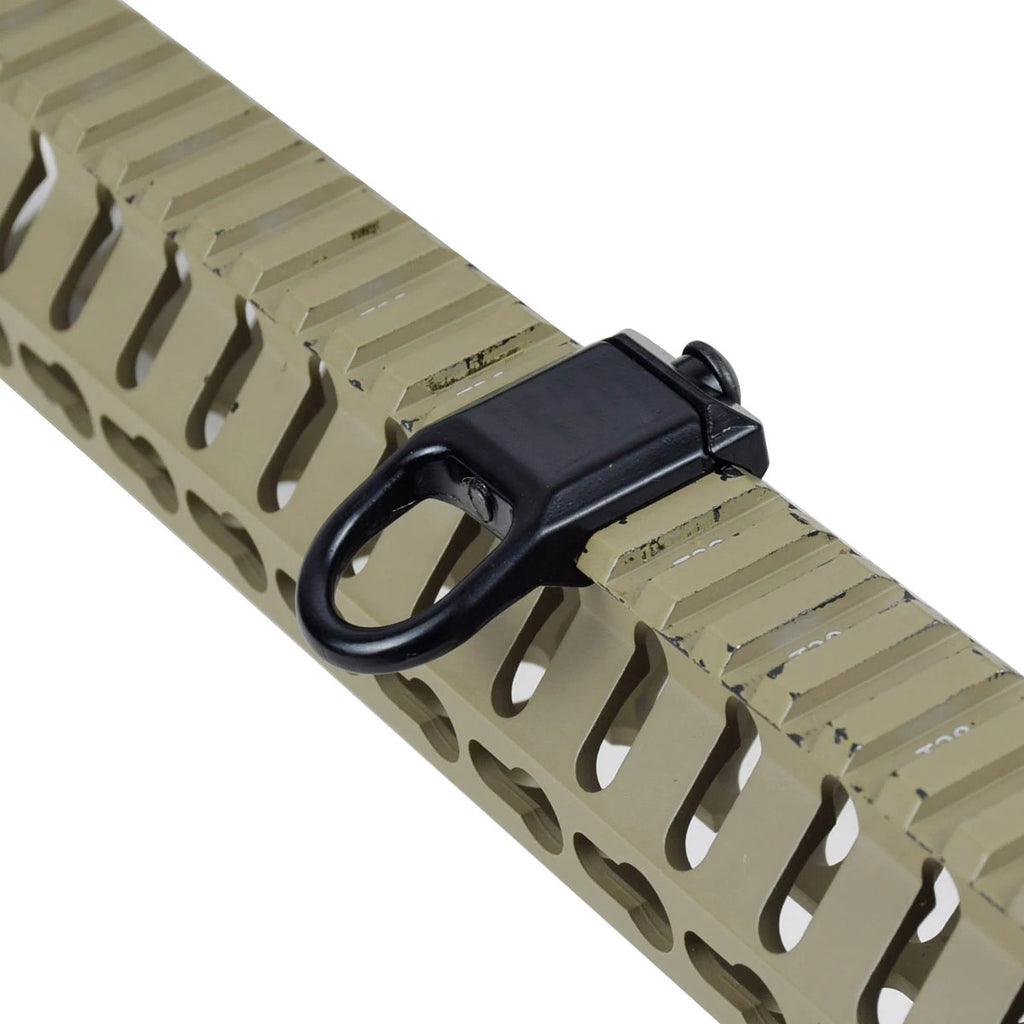 Táctico RSA GBB liberación de separación rápida QD Sling montaje de alcance giratorio. 223 AR15 ajuste de caza Pictinny Rail Mlok Keymod adaptador de montaje