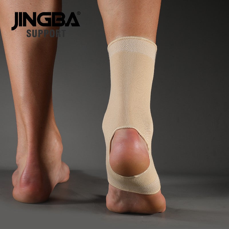 Soporte JINGBA, 1 Uds., envío directo, tobillera de compresión de nailon negro, Protector de soporte para deportes al aire libre, articulación protectora del tobillo