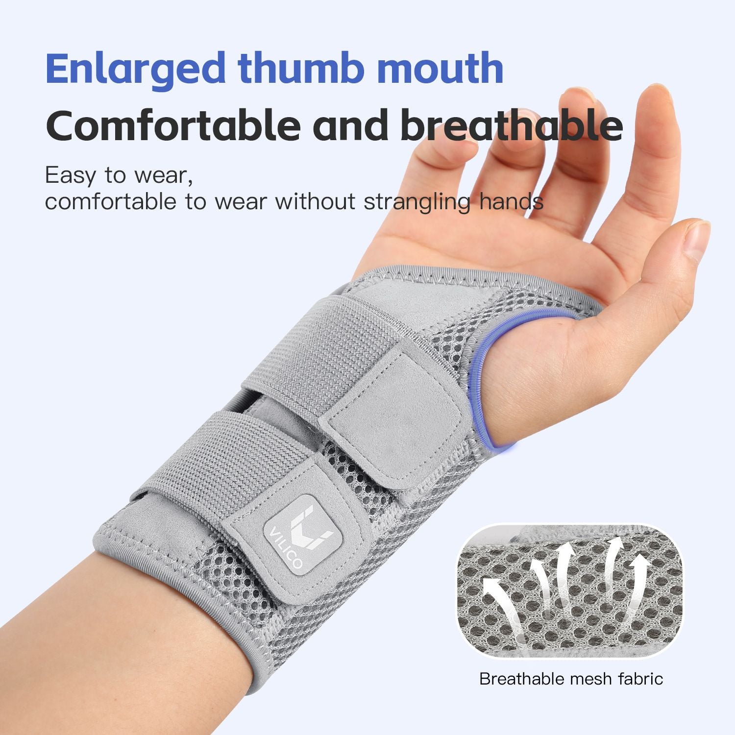 Muñequera para túnel carpiano, soporte con férulas, soporte de mano para artritis, tendinitis, esguince, lesiones, dolor de muñeca, 1 ud.