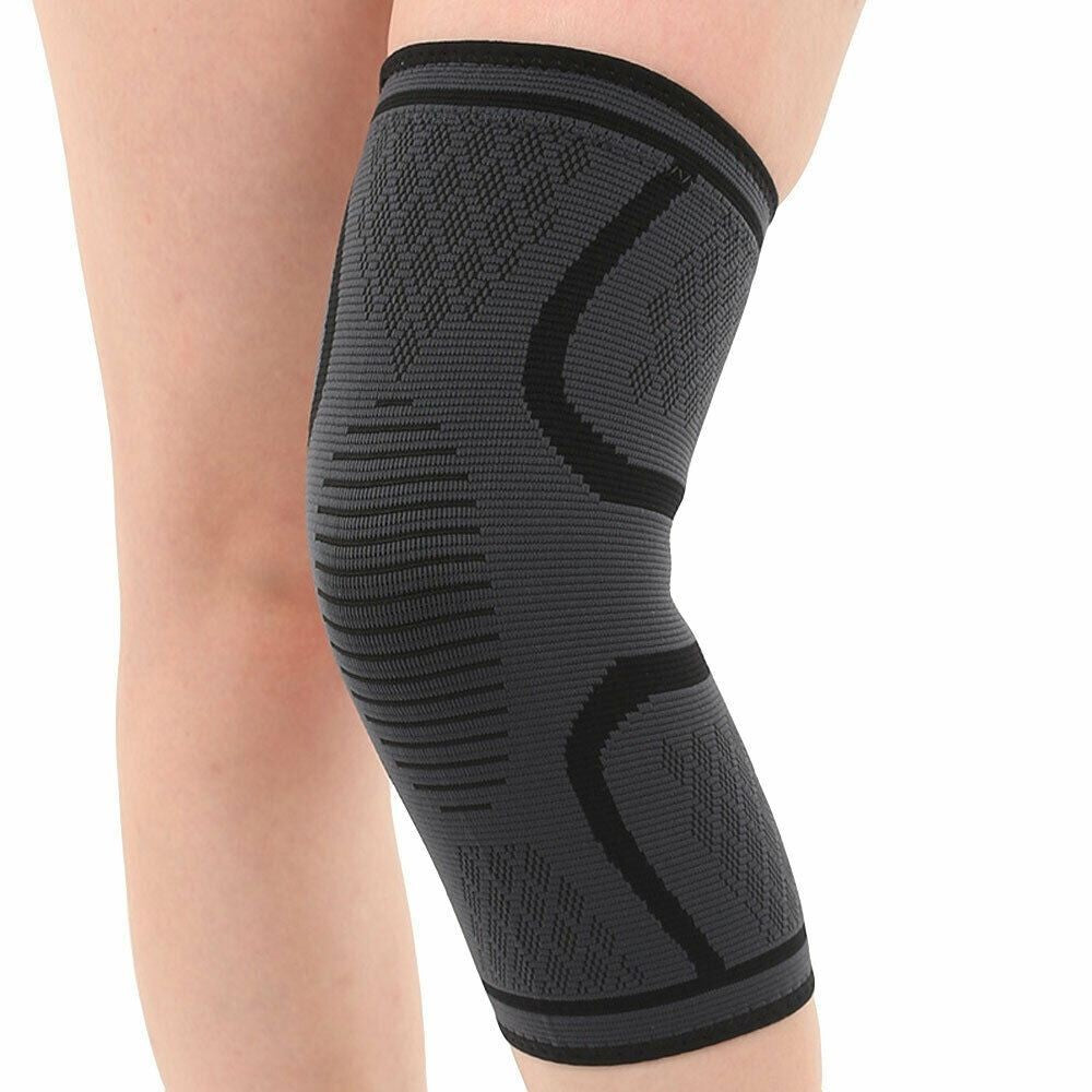 Rodillera de compresión deportiva de nailon elástico, rodillera de compresión para baloncesto, Fitness, correr, ciclismo, 1 ud.